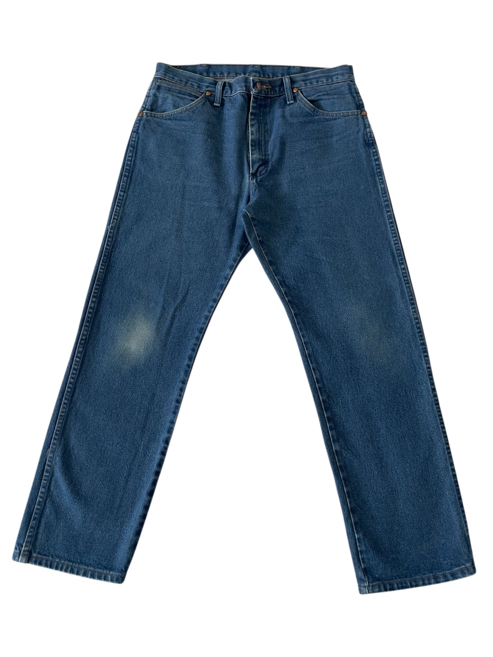 Wrangler 13MWZ Cowboy Cut Jeans Men's 34x30 Blue Denim Original Fit